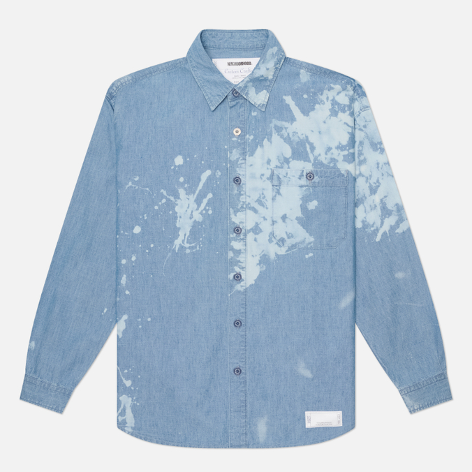 Мужская рубашка Neighborhood Garment Bleach Chambray