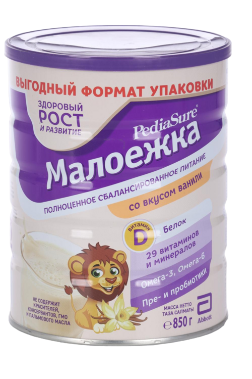 Смесь ПедиаШур Малоежка Ваниль, 850 г