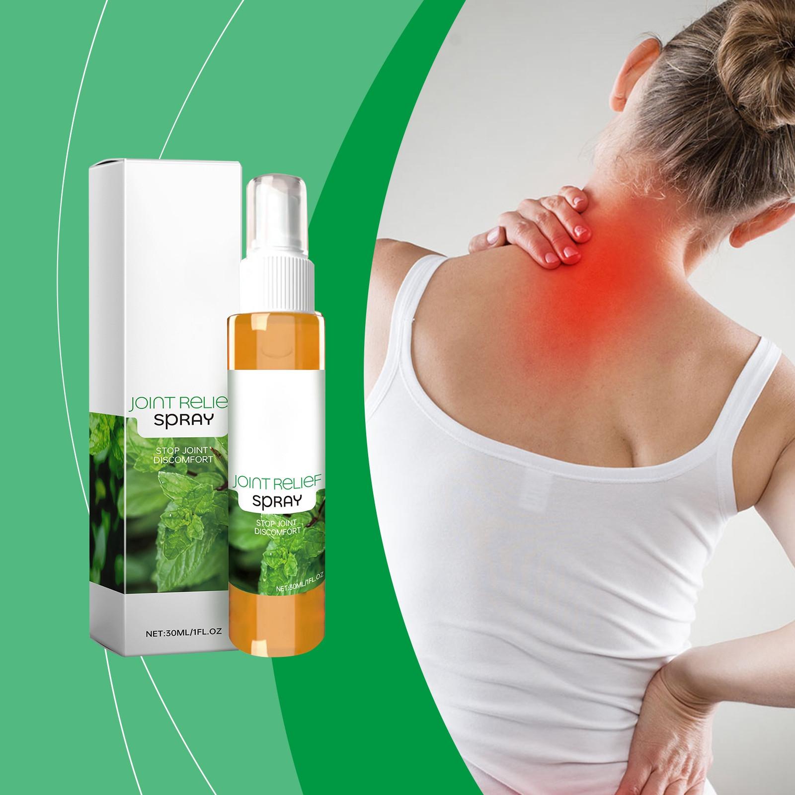 Спрей для облегчения боли в суставах, дискомфорт в суставах, куркумин, наружный спрей, спрей для здоровья, 30 мл белый
