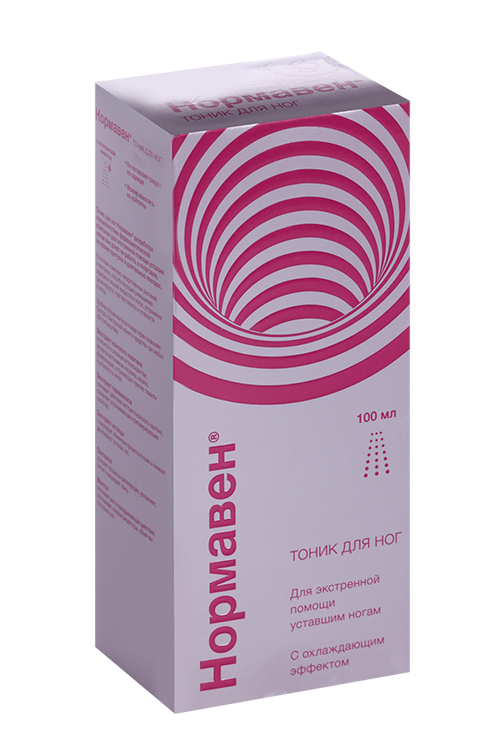 Спрей-тоник Нормавен д/ног, 100 мл
