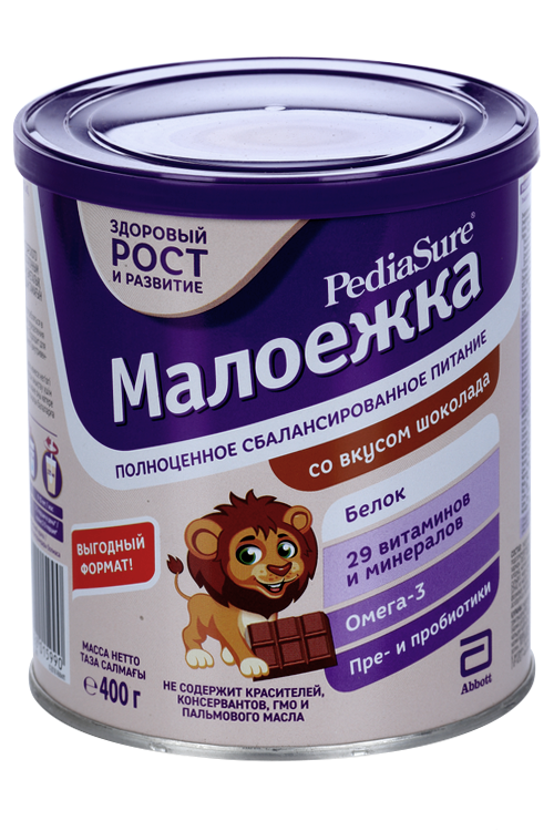 Смесь ПедиаШур Малоежка Шоколад, 400 г