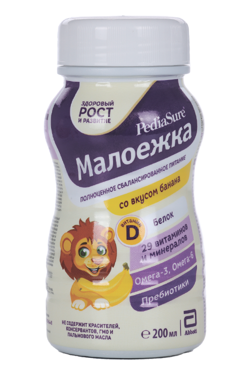 Смесь ПедиаШур Малоежка Банан, 200 мл