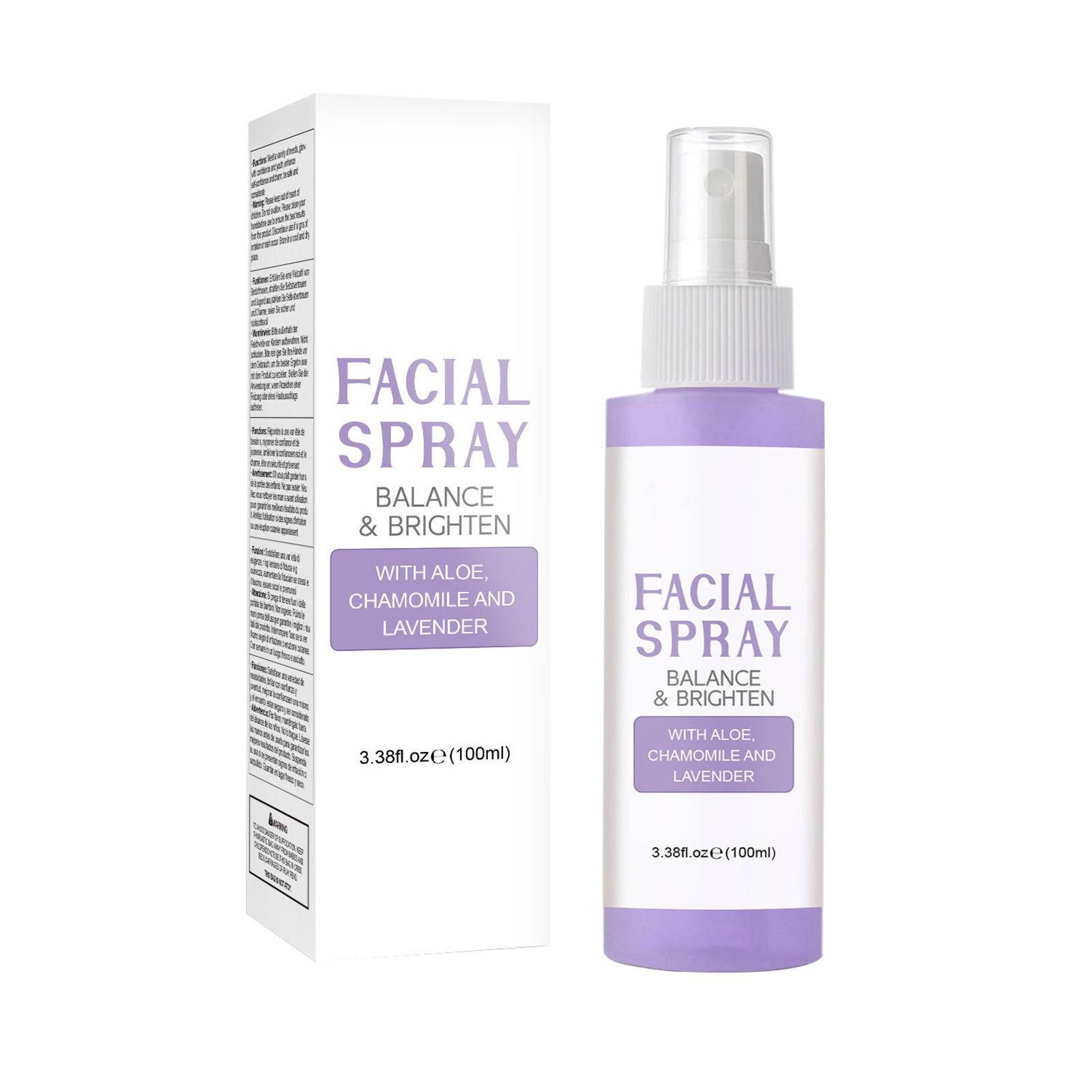 Увлажняющий спрей с лавандой 100 мл, увлажняющий спрей, тоник, увлажняющий спрей, контроль жирности кожи, увлажнение One Size