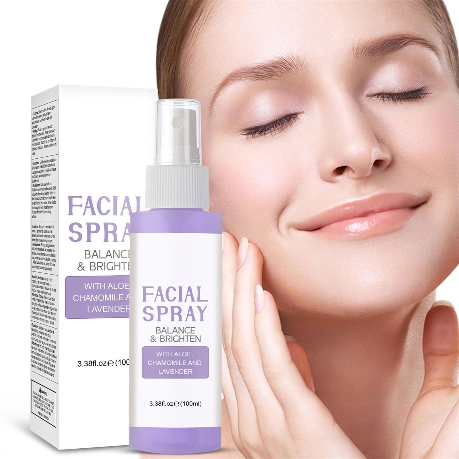 Увлажняющий спрей с лавандой 100 мл, увлажняющий спрей, тоник, увлажняющий спрей, контроль жирности кожи, увлажнение One Size